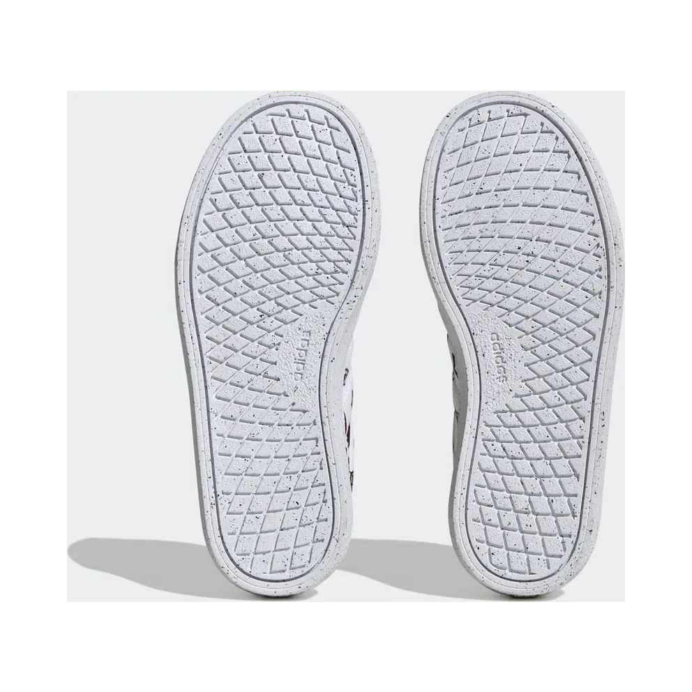 Adidas adidas x Marvel VULCRAID3R Spider-Man Lifestyle Skateboarding Hook-and-Loop Cloud White / Cloud White / Better Scarlet (HP7750)