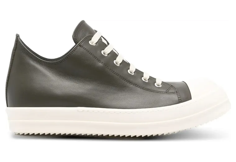 Rick Owens Low Sneaks “Green/Neutrals” (RU02E1891 LCO 2511)