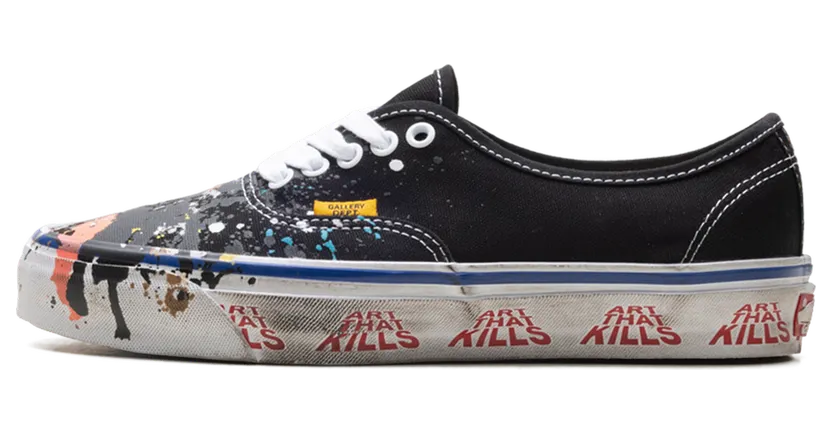 Vans Authentic Reissue 44 “Gallery Dept. Art That Kills – Black” (VN000EEUBLA)