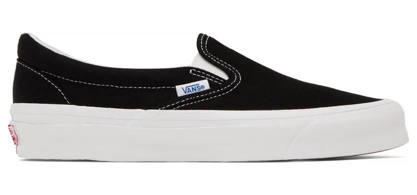 Vans Black OG Classic LX Slip-On Sneakers (VN0A45JK1WX)