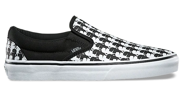 Vans Classic Slip-On Karl Lagerfeld Black White (VN0A38F7OEK)