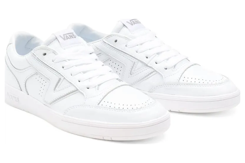 VANS Leather Lowland Cc Shoes (White)