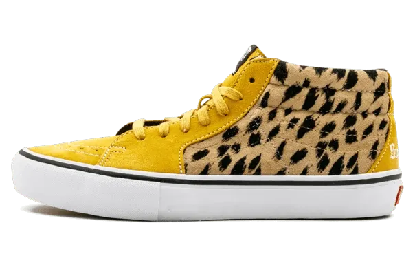 Vans Sk8-Mid Supreme Velvet Leopard Gold (VN0A347UOPI)