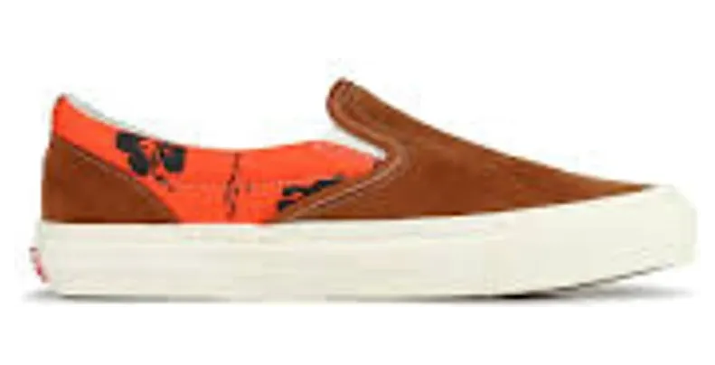 Vans Slip-On Modernica Orange Hawaiian Print (VN0A45JKVQJ)