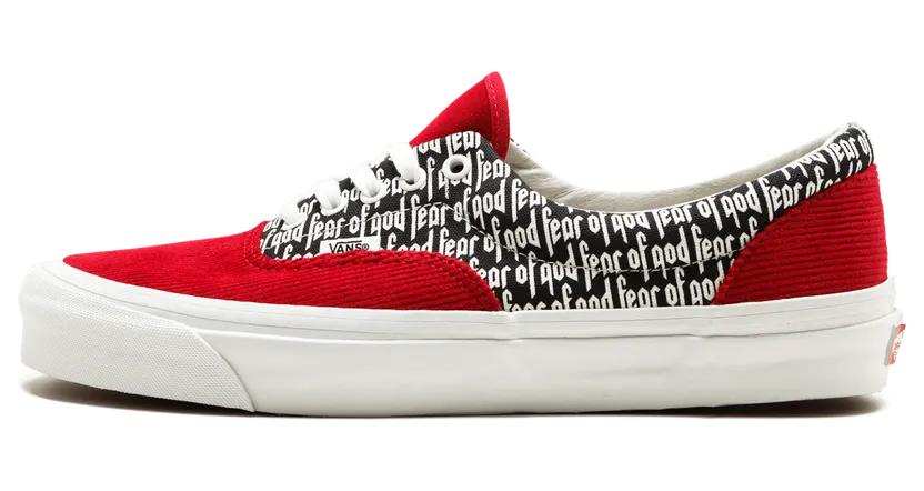 Vans x Fear of God Era 95 F.O.G DX Red Corduroy (VN0A3MQ5PZQ)