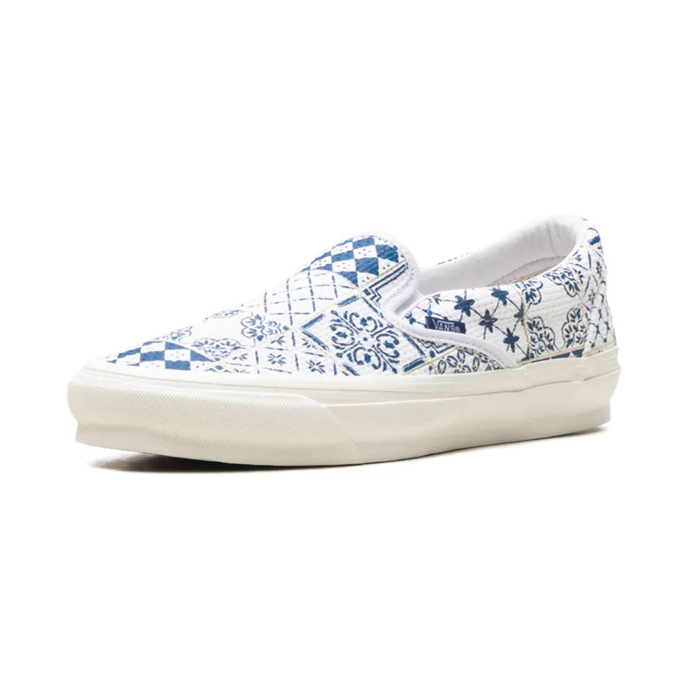Vans OG Classic Slip-On LX “KITH – Azulejo Tile” (VN0A32QNWHT)