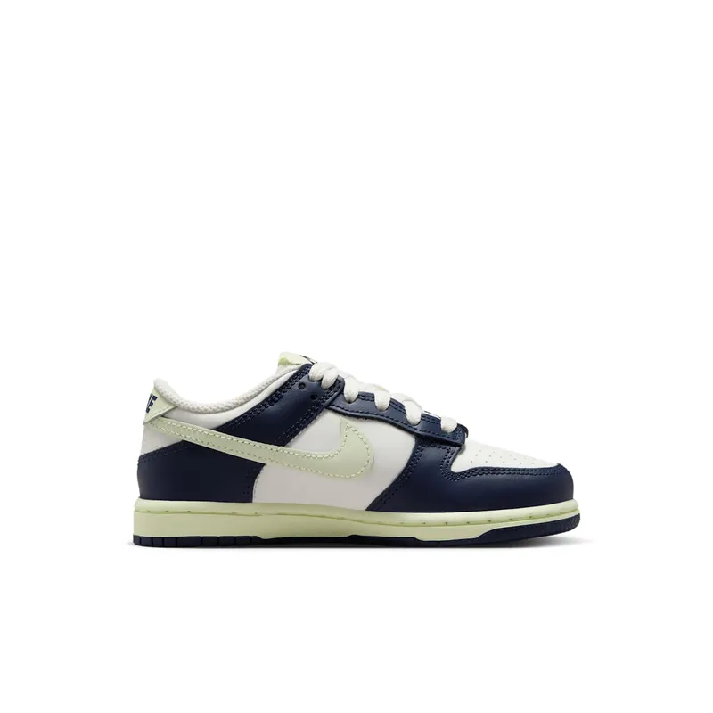 Nike Dunk Low Sail Midnight Navy Volt Tint (FB9108-127)