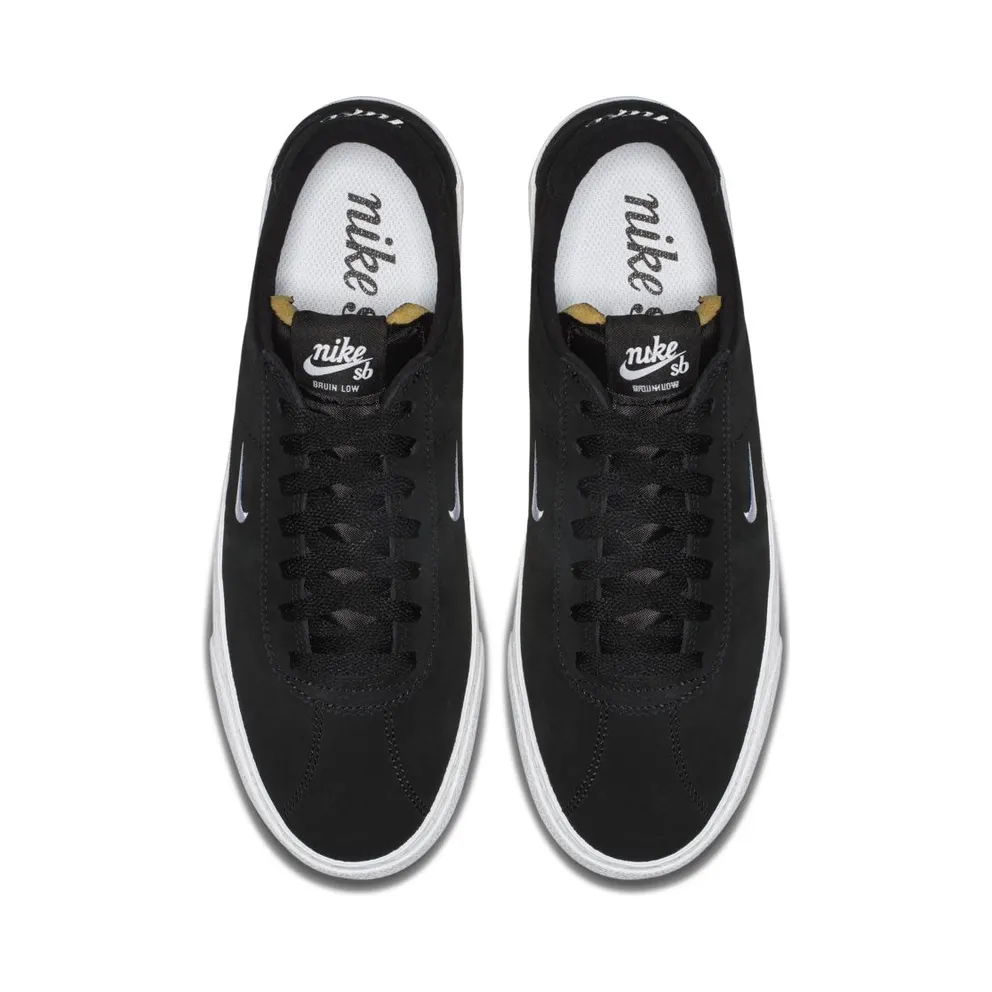 Nike SB Zoom Bruin Black White Black/Gum Light Brown-White (AQ7941-001)