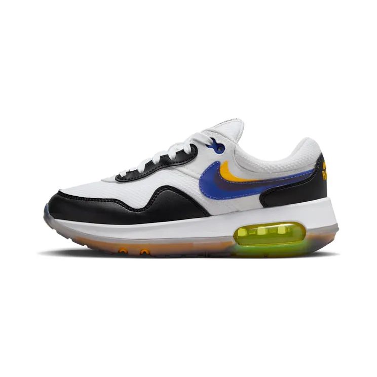 Nike Air Max Motif Next Nature GS “White / University Gold / Black / Deep Royal Blue” (FJ4607-100)