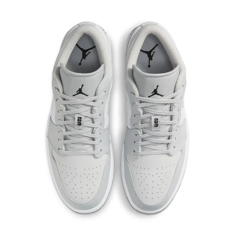 Jordan 1 Low White Camo White/Black-Neutral Grey (DC9036-100)