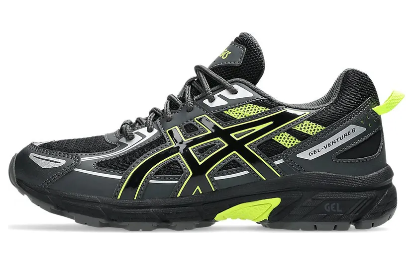 ASICS GEL-VENTURE 6 GS “Black / Safety Yellow” (1204A162-003)