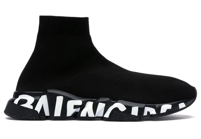 Balenciaga Speed Graffiti Trainers Black (605972W05GE1006/645334W2DB71006)