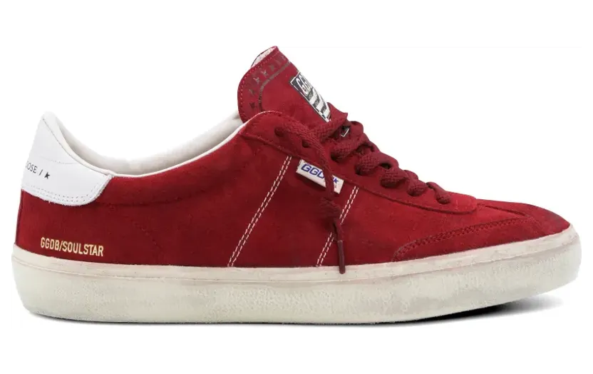 Golden Goose Soul Star suède sneakers – Rood (GMF00464F008349)