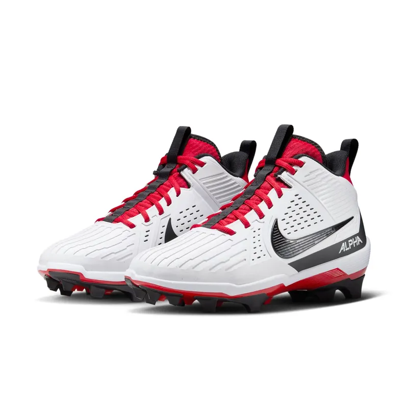 Nike Alpha Menace Strong White University Red Dark Smoke Grey Black (II5139-102)