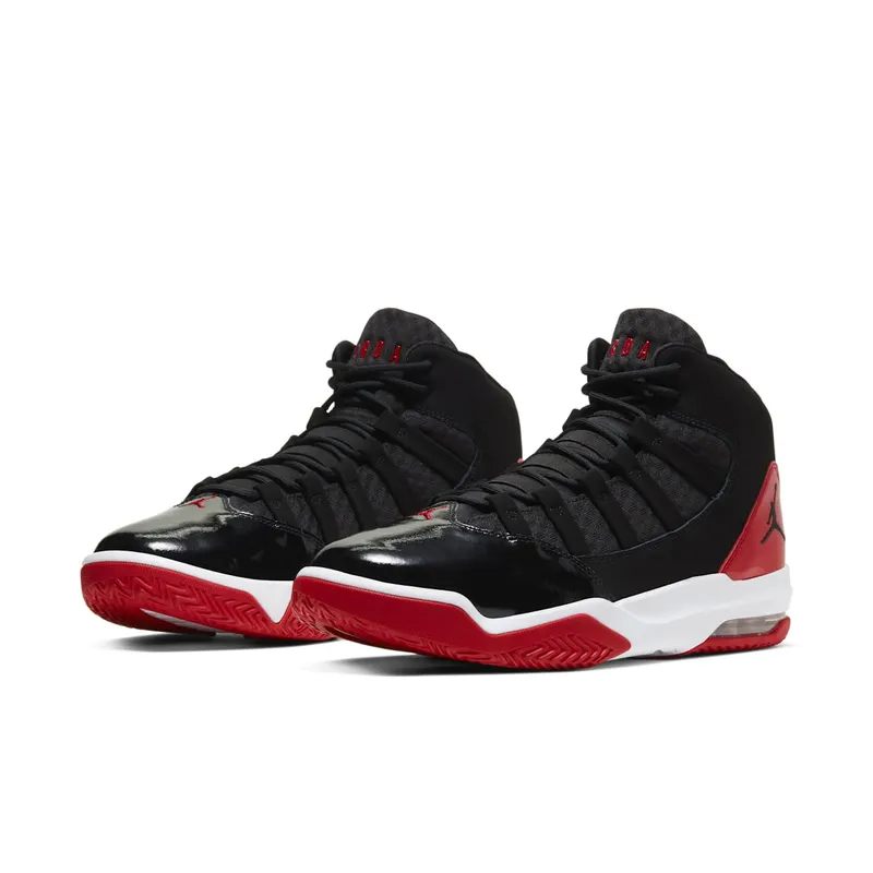 Jordan Max Aura Black Black/Gym Red/White (AQ9084-006)