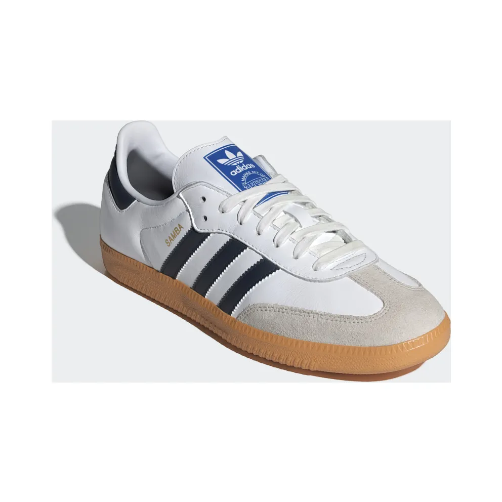 adidas Samba OG Cloud White / Night Indigo / Gum (IF3814)
