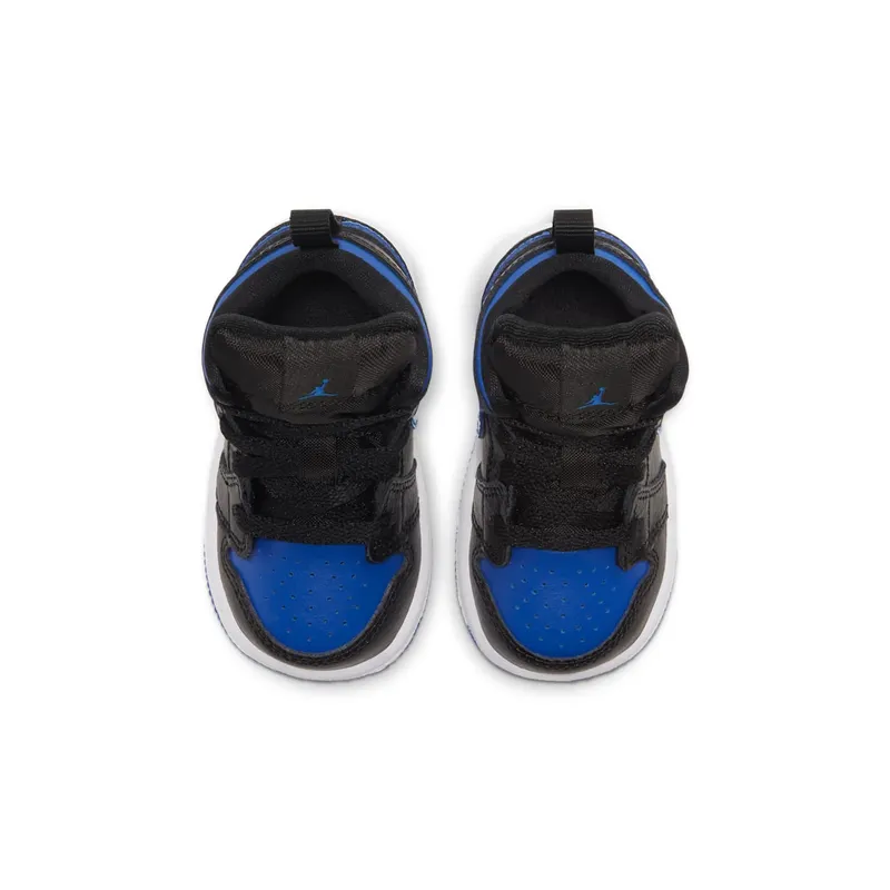 Jordan 1 Mid Royal 2020 (TD) Black/White-Hyper Royal (640735-068)