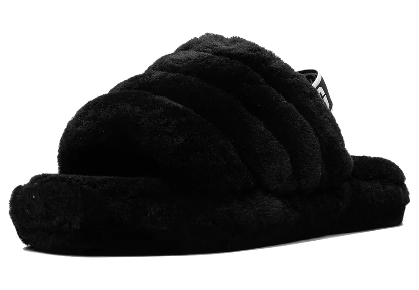 ugg-fluff-yeah-slide 1098494K-BLK