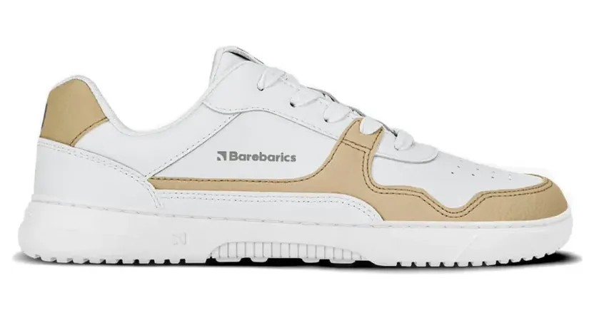 Barebarics Zing geperforeerde sneakers met vlakken – Wit (E2L3MJAMW5)