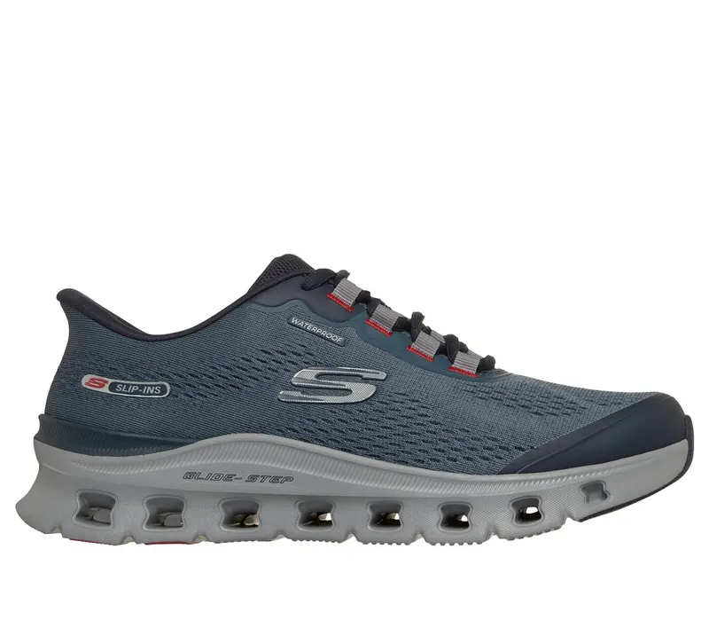 Skechers Slip-ins Waterproof: Glide-Step Pro – ChaChing Sneaker Marine/Grey