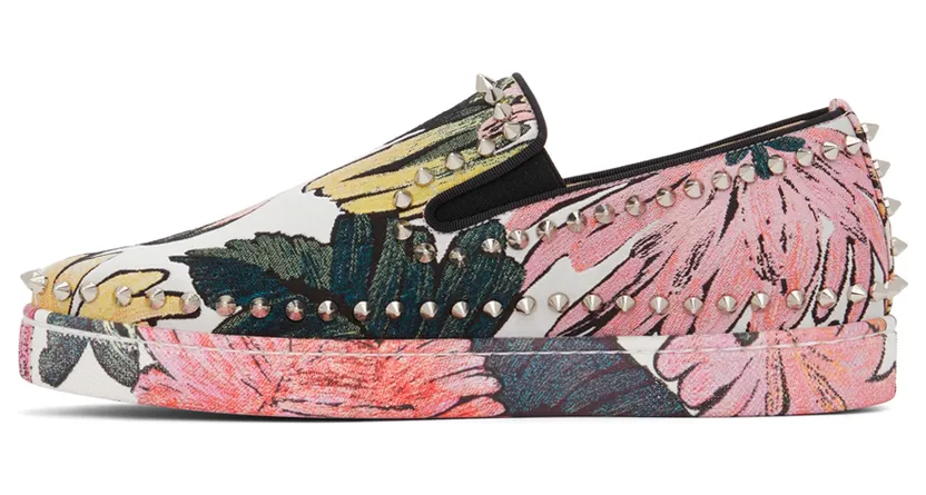 Christian Louboutin Multicolor Pik Boat Sneakers (1220625) (3)