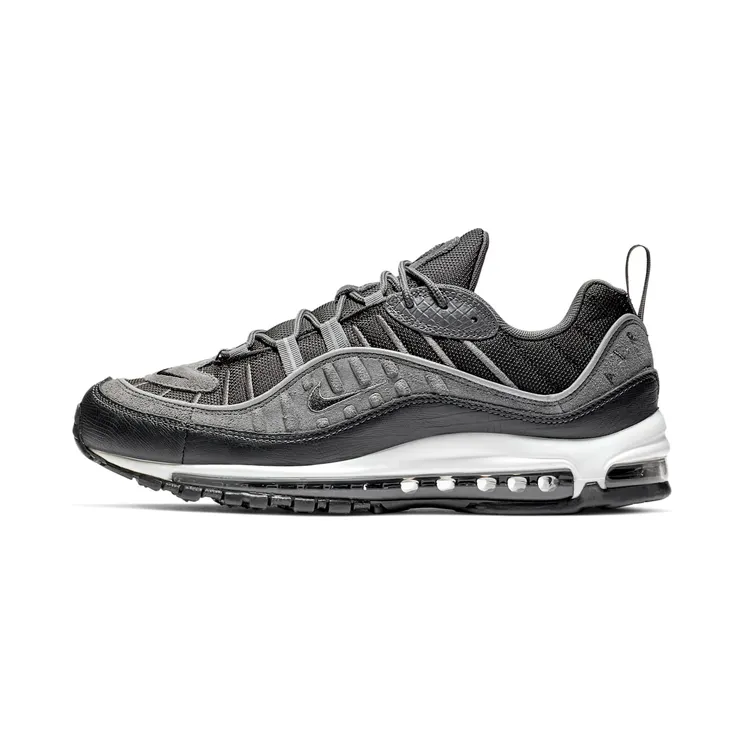 Nike Air Max 98 SE “Black / Dark Grey / White / Anthracite” (AO9380-001)