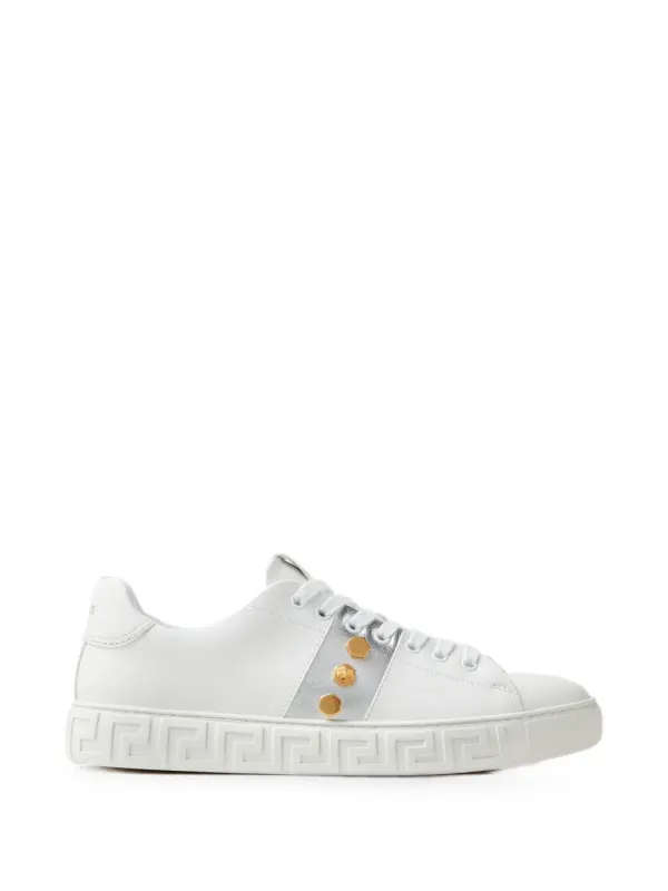 Versace Greca Sneakers mit La Medusa-Verzierung – Schwarz (10242061A19224)
