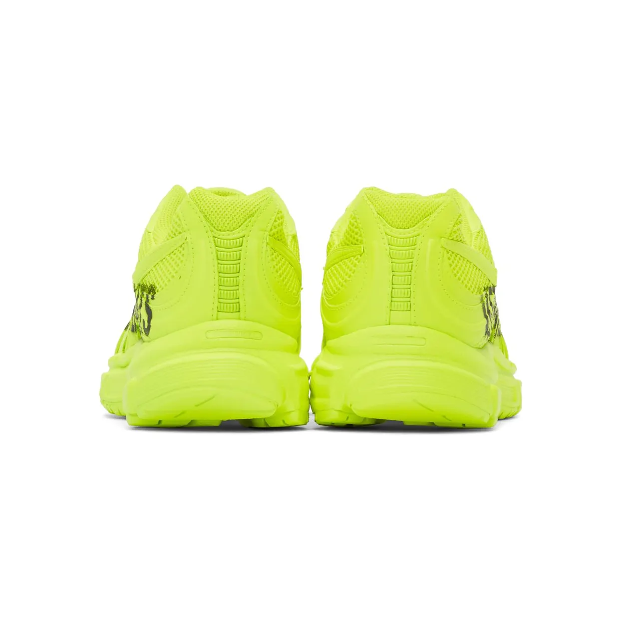 VETEMENTS Yellow Reebok Edition Artisanal Logo Spike Runner 200 NEON YELLOW (UE51SN200Y) (4)