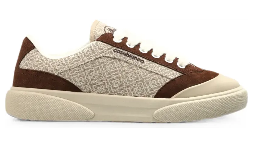 Casablanca Del Mar sneakers met monogram-print – Beige (APF26SNK02513M)