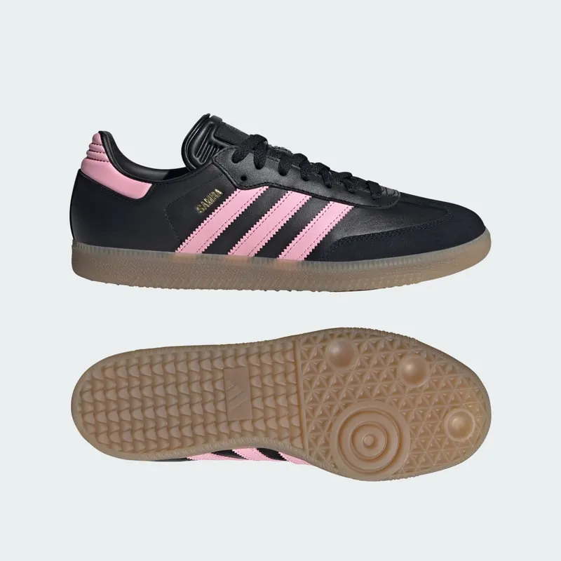 Adidas Samba Inter Miami CF Indoor Football Boots Core Black / Light Pink / Gum (IH8157)