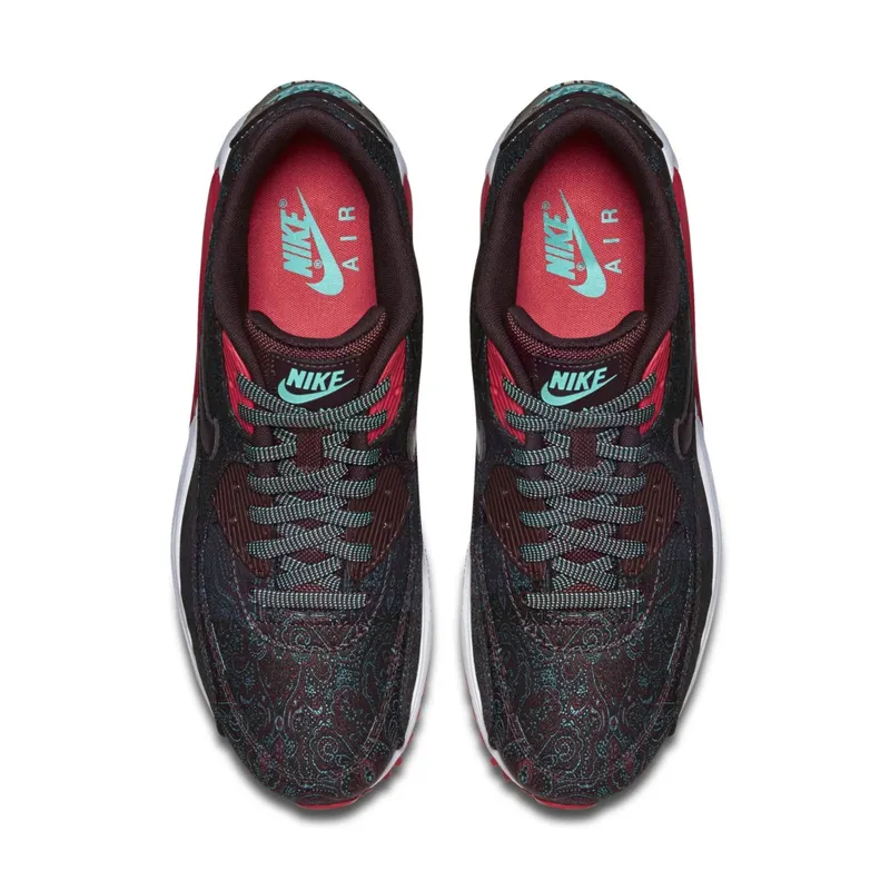 Nike Air Max Lunar90 Burgundy-Paisley Deep Burgundy/Challenge Red/Fuchsia Force (705068-601)