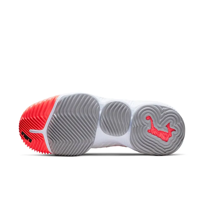 Nike LeBron 16 White Hot Lava White/Hot Lava-Flat Silver (CI1521-100)