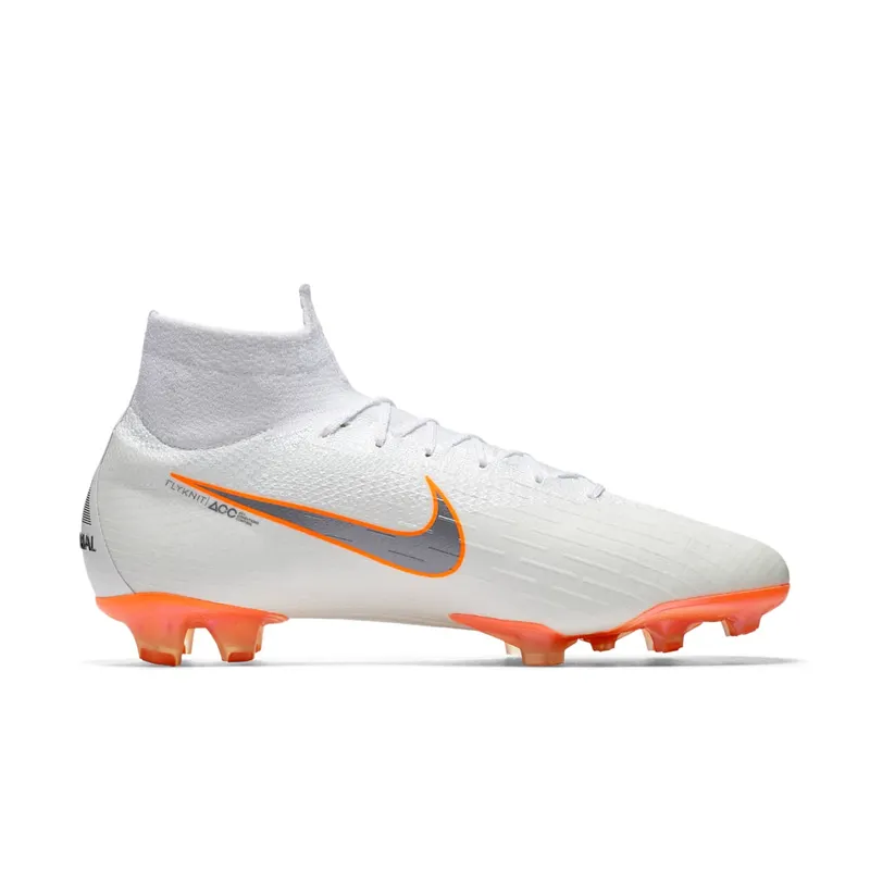 Nike Mercurial Superfly 6 Elite FG White Total Orange (AH7365-107)