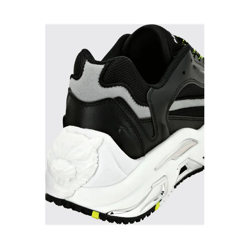 Plein Sport PS. Project Gen. X-01 in Leather and Mesh with Bicolor Design White 1 (FABSUSC0328PTE003N0201)