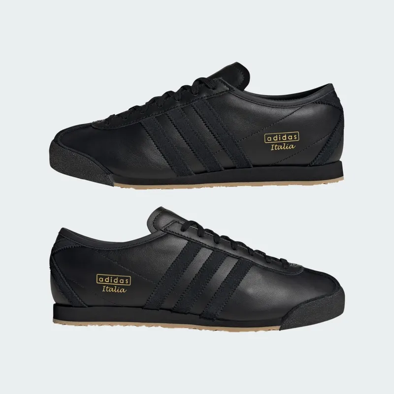 Adidas ITALIA 70s Shoes Core Black / Core Black / Gum (KH9055)