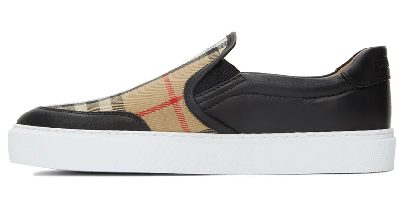 Burberry Salmond Check Slip-On Sneakers (8043213) (3)