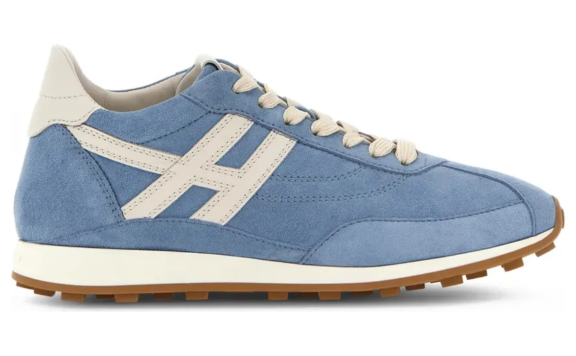 Hogan H699 Sneakers aus Wildleder – Blau (HXW6990GA22UKU)