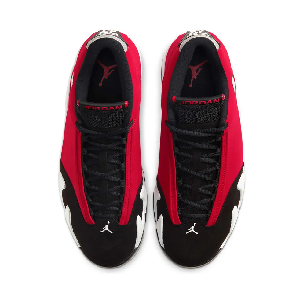 Jordan 14 Retro Gym Red Toro Black/White-Off White-Gym Red (487471-006)