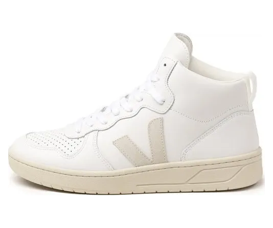 Veja V-15 Leather Extra White / Natural – “Extra White / Natural” (VQ0201270B)