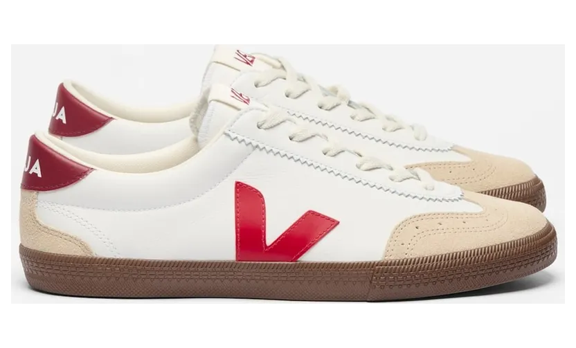 Veja Volley O.T. Leather “White/Red / Sand” (VO2003533)