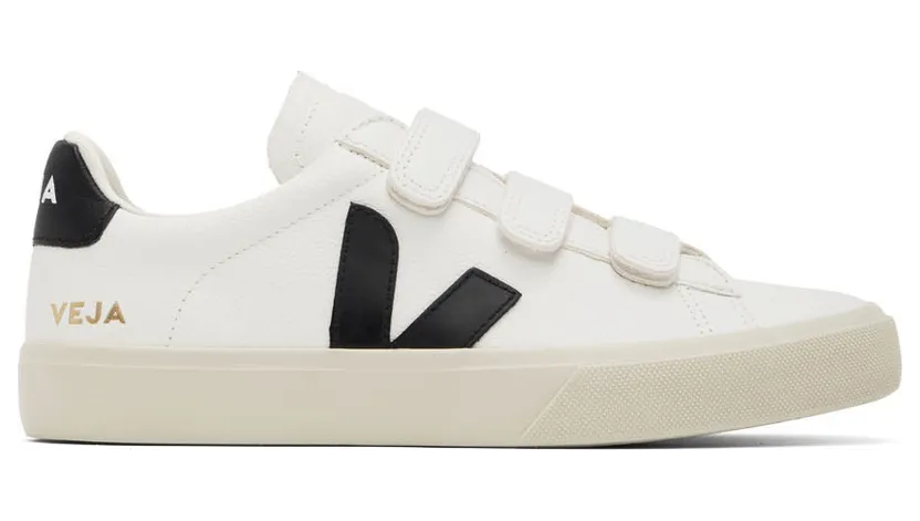 Veja White & Black Recife Chromefree Sneakers (RC0502790)