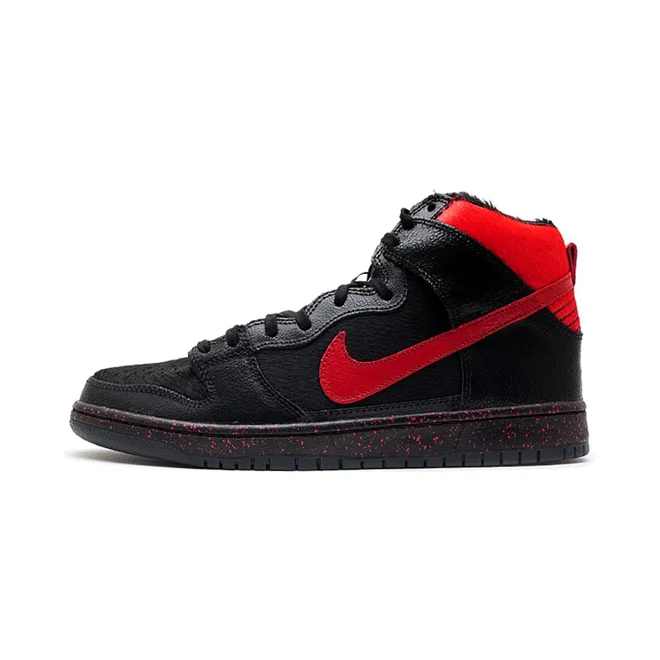 Nike Dunk High Pro Premium SB ‘Krampus’ Black/Gym Red (554673-006)