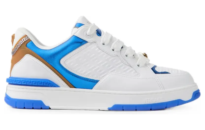 Versace Biggie Basket aus Leder – White (10256551A18959)