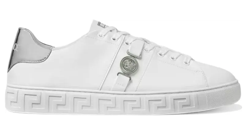 Versace Greca sneaker in pelle (1014460-1A14957_2W270)