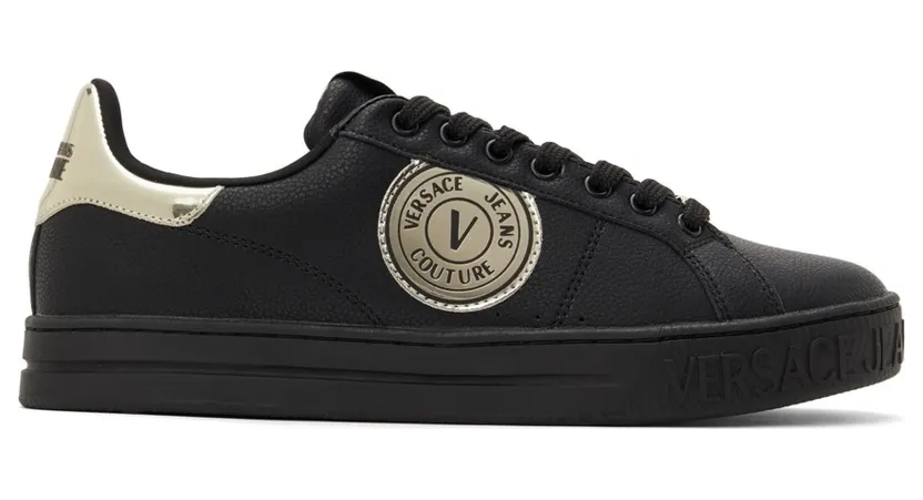 Versace Jeans Couture Black 88 V-Emblem Court (E72YA3SK1 EZP098)