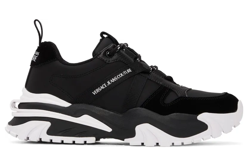 Versace Jeans Couture Black & White New Trail Trek (E73YA3SI2EZS478)