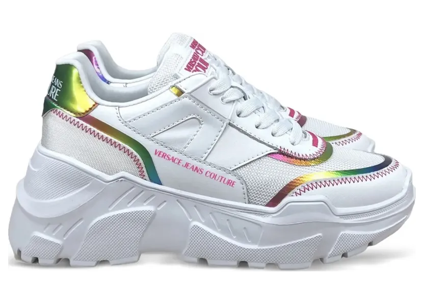 Versace Jeans Couture mit holografischem Detail – White (78VA3SC4ZPB06)