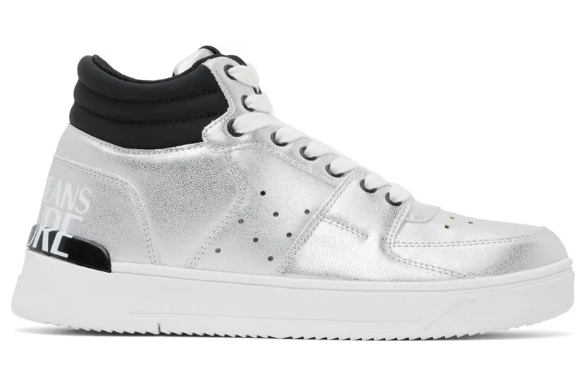 Versace Jeans Couture Starlight High-Top “Silver” (E73YA3SJ7 EZS408)