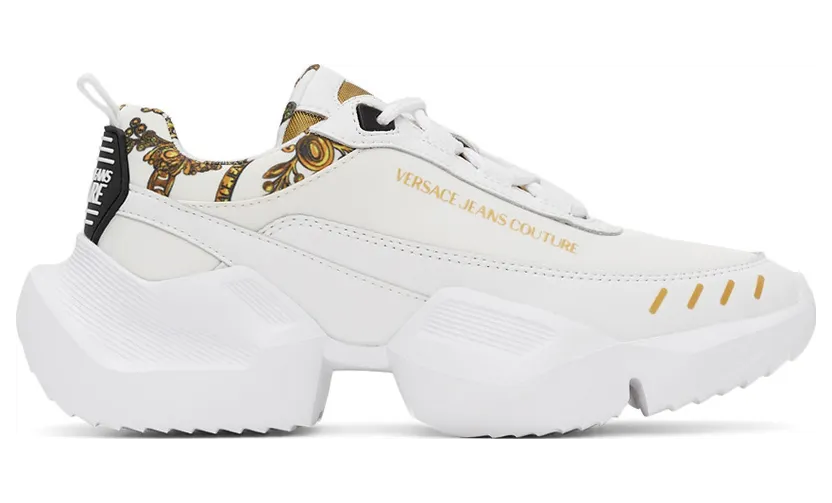 Versace Jeans Couture White Baroque Logo Gravity (E71YA3SU5 EZS091)