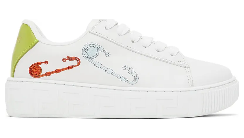 Versace Kids White Safety Pin (1000888_1A03802_2W810)